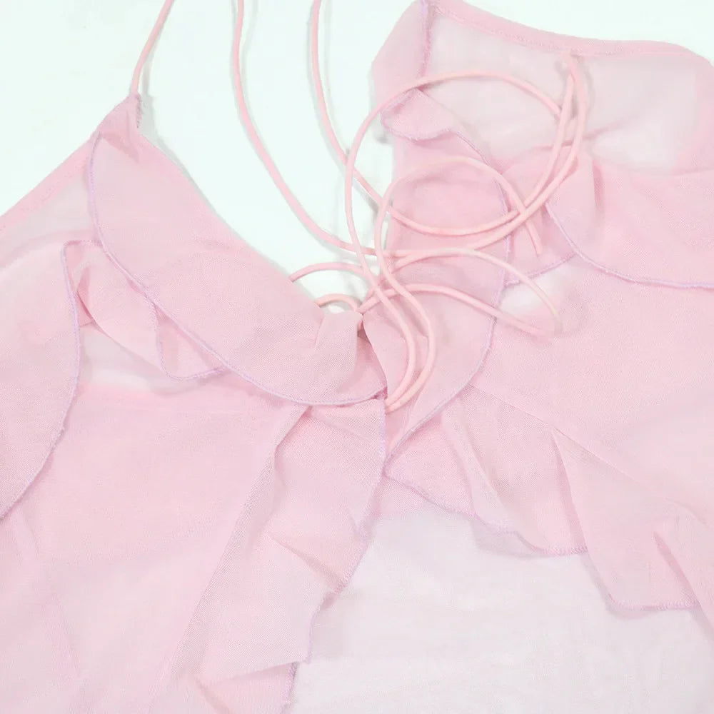 Pinky Skirt Set